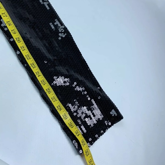 BXBGMaxazria Sequined Tuxedo Pants RARE - Picture 4 of 8